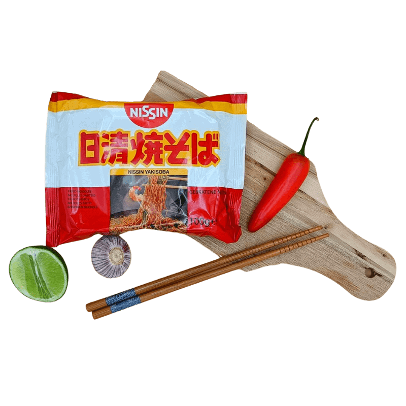 Japanische Ramen Gebratene Nudeln-min Nissin Yakisoba Nudel – Bild 1