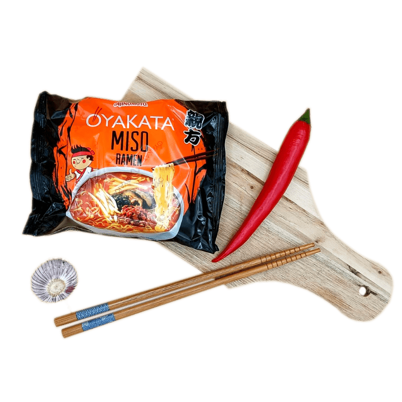 Japanische Ramen orangener Punkt-min Ajinomoto Oyakata Ramen Miso – Bild 1