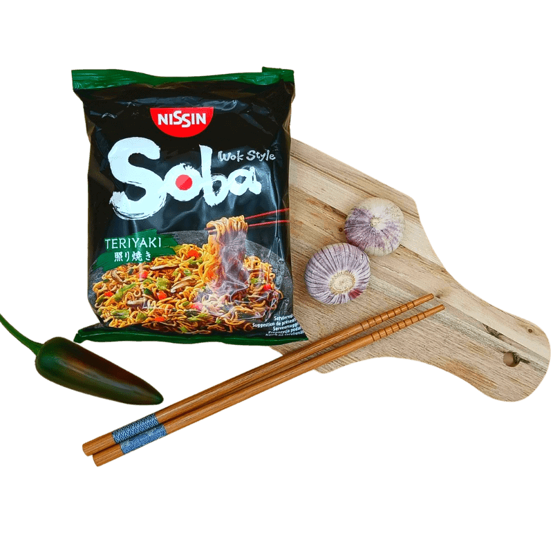 Nissin Soba Nudel Teriyaki – Bild 1